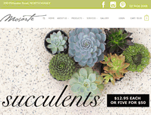 Tablet Screenshot of mosarte.com.au
